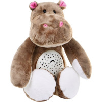 Мягкая игрушка Бегемот 3 в 1 успокаивающее устройство для детей 6 м+