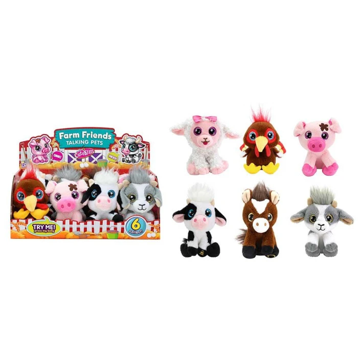 М'яка іграшка Funville Cutekins Тварини на фермі Ягня 12 см