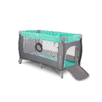 Кроватка-манеж Lionelo SVEN PLUS TURQUOISE/GREY