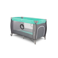 Кроватка-манеж Lionelo SVEN PLUS TURQUOISE/GREY