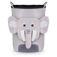 Кошик для іграшок Nukido сірий слоник