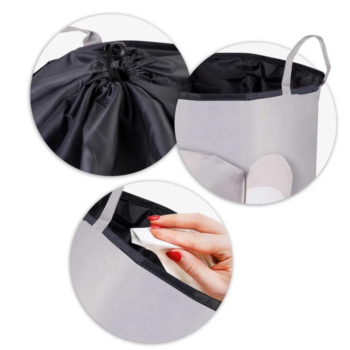 Корзина для игрушек Nukido серый слоник