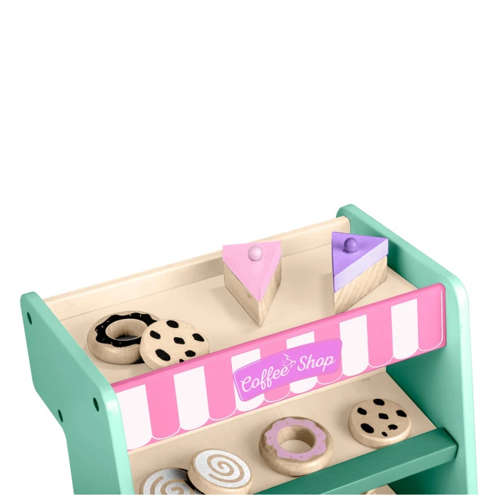 Кофейня-кондитерская детская деревянная Ricokids мятная