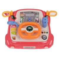 Детский интерактивный набор для маленького водителя розовый