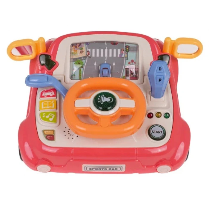 Дитячий інтерактивний набір для маленького водія рожевий
