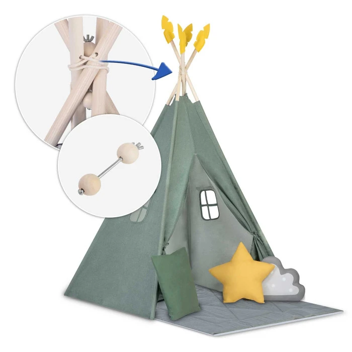 Вигвам детский NK-406 Nukido зеленый