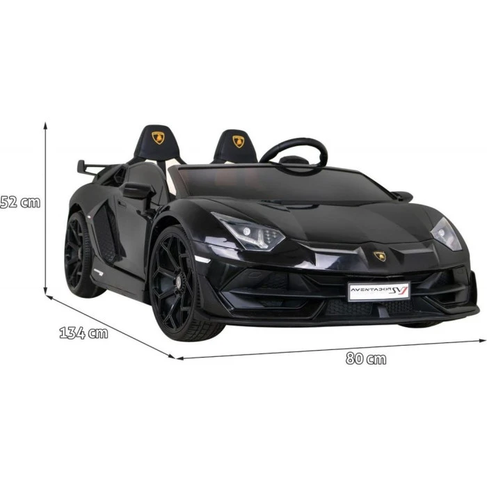 Детская аккумуляторная машинка Lamborghini SVJ DRIFT Черная