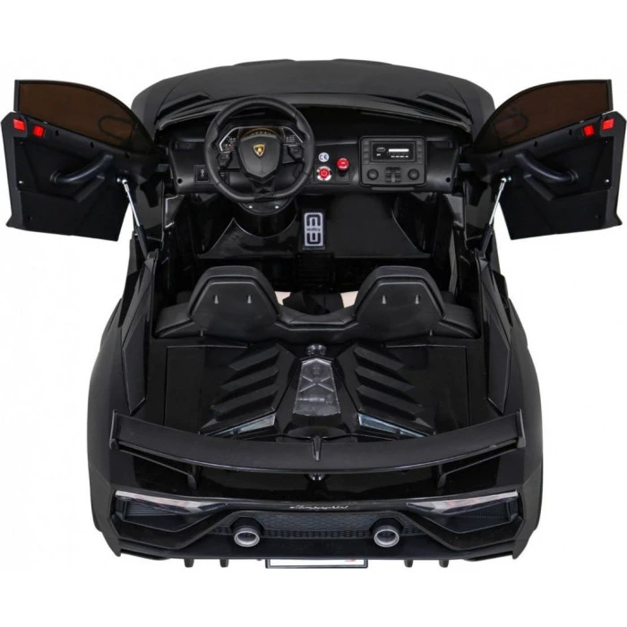 Детская аккумуляторная машинка Lamborghini SVJ DRIFT Черная