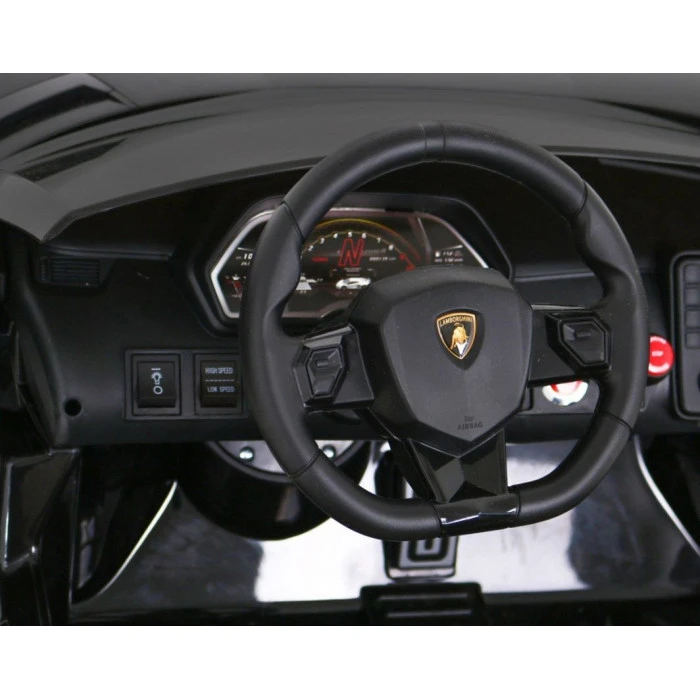 Детская аккумуляторная машинка Lamborghini SVJ DRIFT Черная