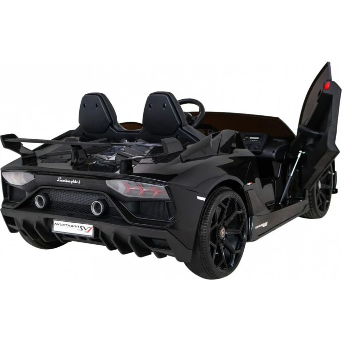 Детская аккумуляторная машинка Lamborghini SVJ DRIFT Черная