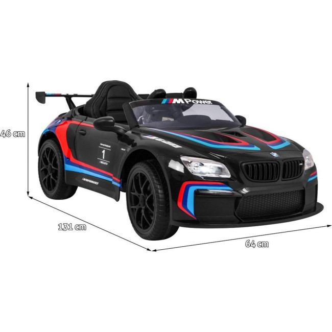 Детская аккумуляторная машинка BMW M6 GT3 Черная