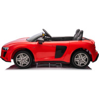 Детская аккумуляторная машинка Audi Spyder R8 LIFT Красная