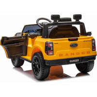 Детская аккумуляторная машинка Ford Ranger LIFT Желтая