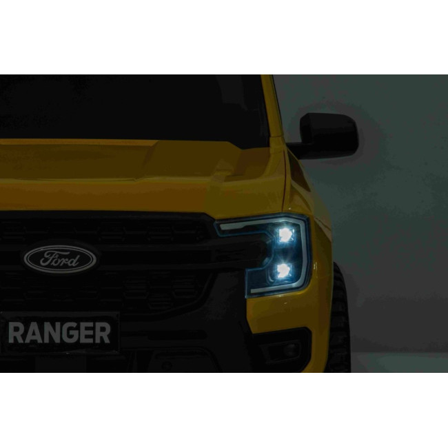 Дитяча акумуляторна машинка Ford Ranger LIFT Жовта
