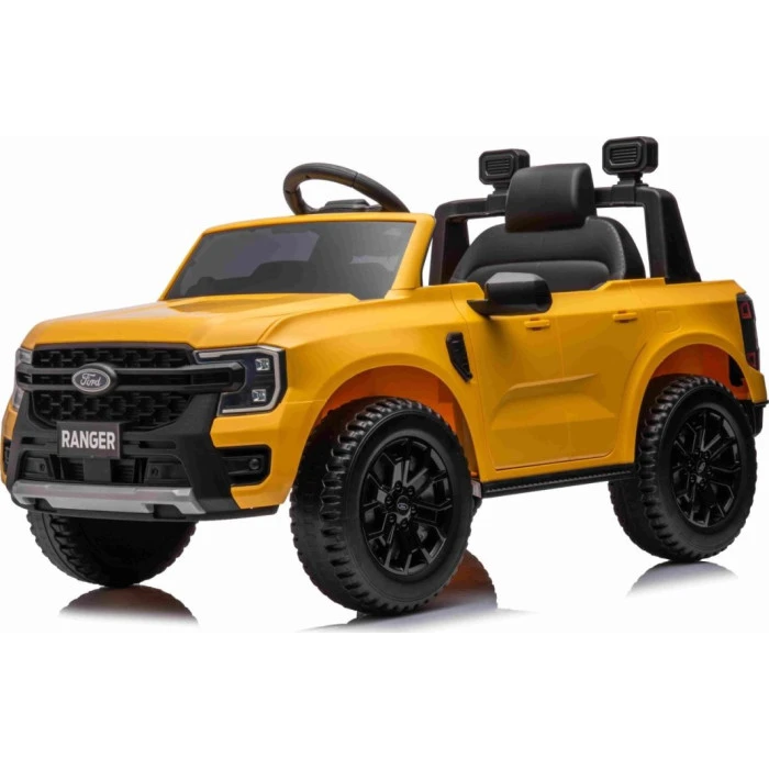 Детская аккумуляторная машинка Ford Ranger LIFT Желтая