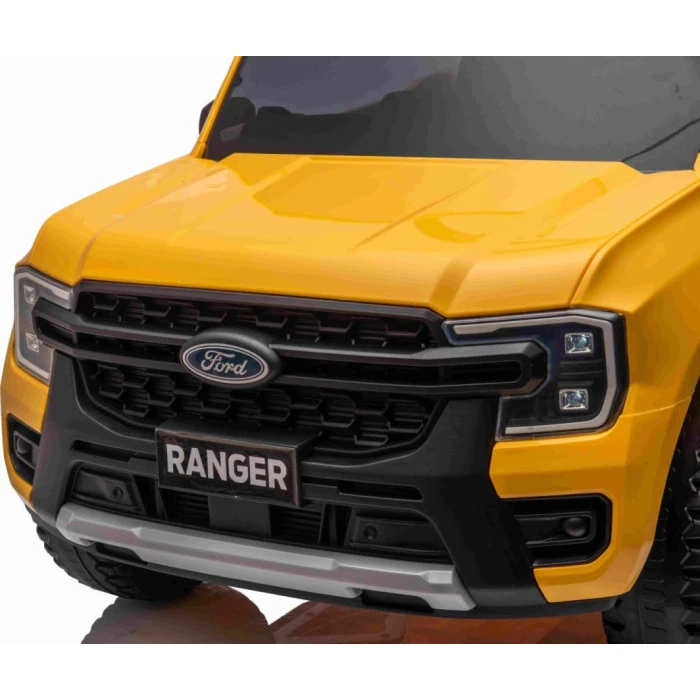 Детская аккумуляторная машинка Ford Ranger LIFT Желтая