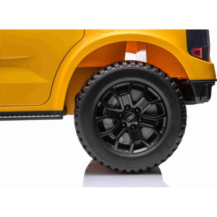 Детская аккумуляторная машинка Ford Ranger LIFT Желтая