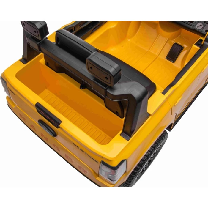 Детская аккумуляторная машинка Ford Ranger LIFT Желтая