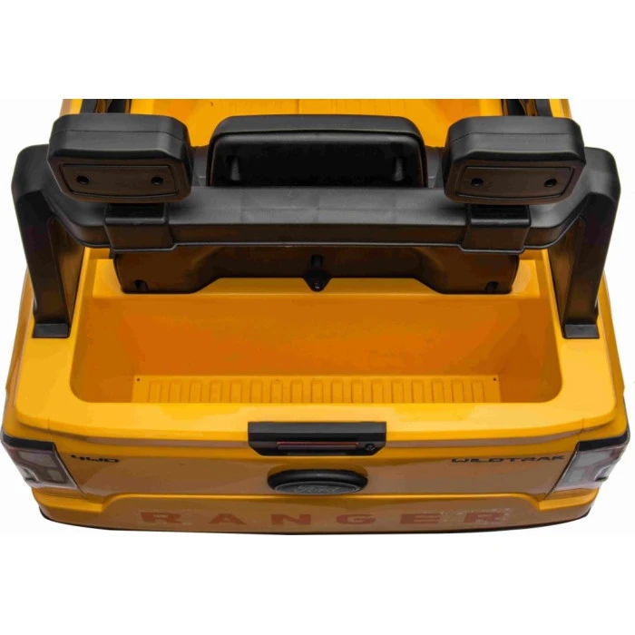 Детская аккумуляторная машинка Ford Ranger LIFT Желтая