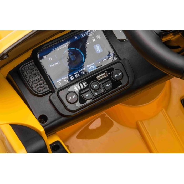 Детская аккумуляторная машинка Ford Ranger LIFT Желтая