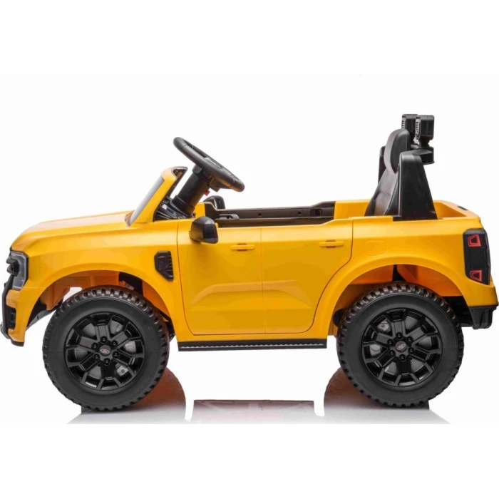 Детская аккумуляторная машинка Ford Ranger LIFT Желтая