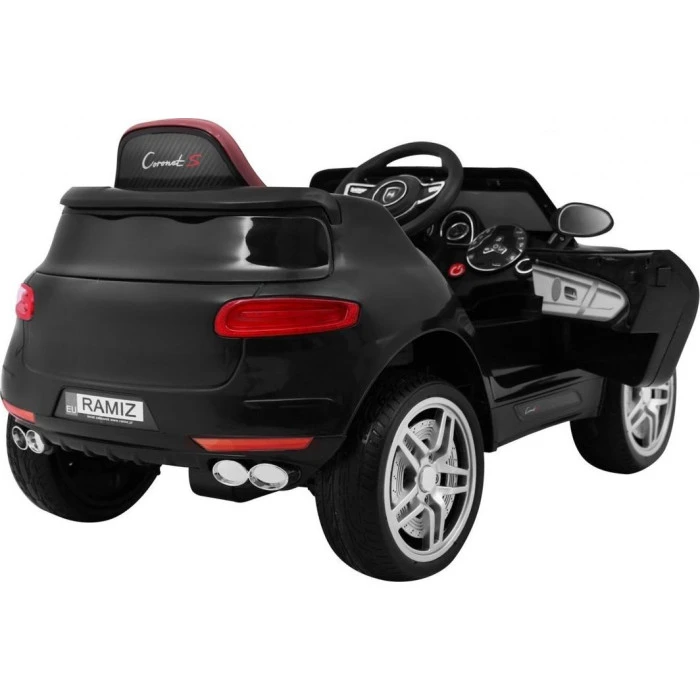 Дитяча акумуляторна машинка Turbo-S Чорна
