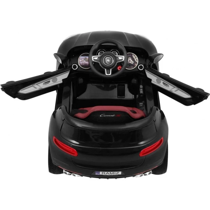 Дитяча акумуляторна машинка Turbo-S Чорна