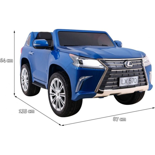 Детская аккумуляторная машинка Lexus LX570 Синяя