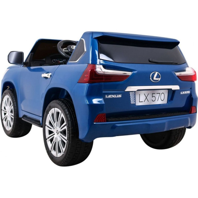 Детская аккумуляторная машинка Lexus LX570 Синяя