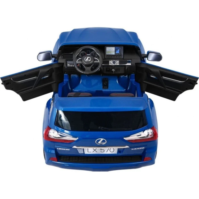 Детская аккумуляторная машинка Lexus LX570 Синяя