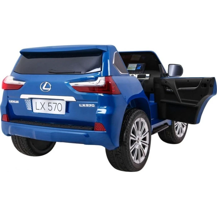 Детская аккумуляторная машинка Lexus LX570 Синяя
