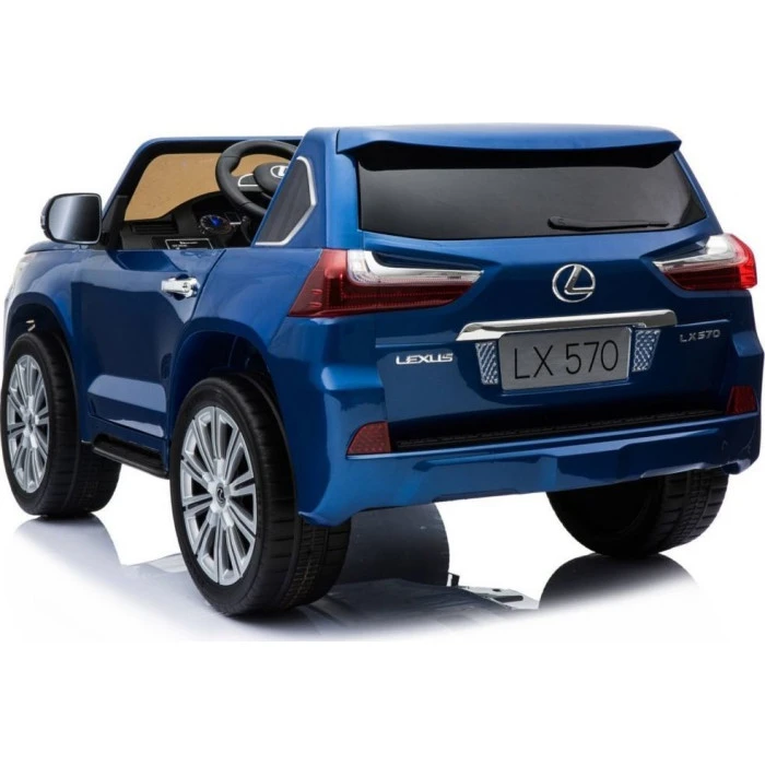 Детская аккумуляторная машинка Lexus LX570 Синяя