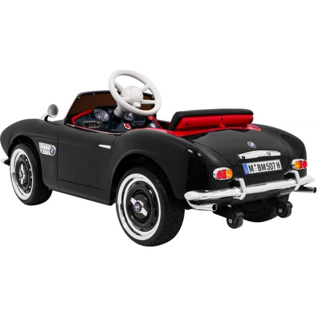 Детская аккумуляторная машинка BMW 507 Retro Черная