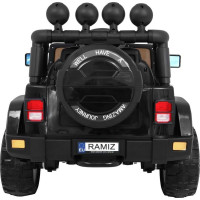 Дитячий акумуляторний позашляховик Чорний