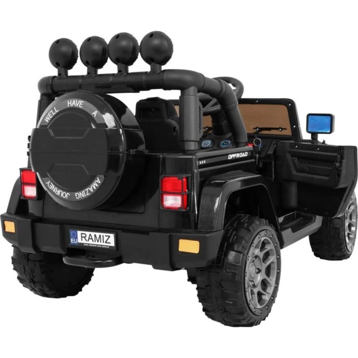 Дитячий акумуляторний позашляховик Чорний