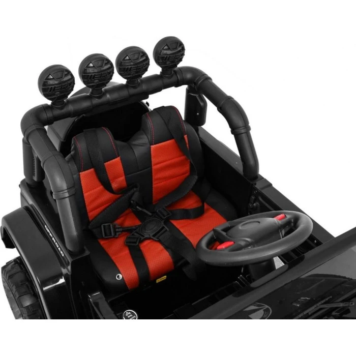 Дитячий акумуляторний позашляховик Чорний