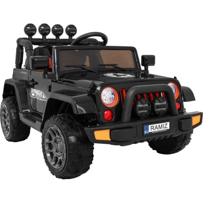 Дитячий акумуляторний позашляховик Чорний