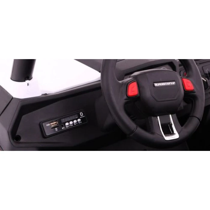 Дитяча акумуляторна машинка Баггі SuperStar Білий