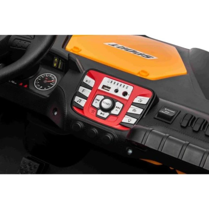 Дитяча акумуляторна машинка Баггі FASTER Р Жовта