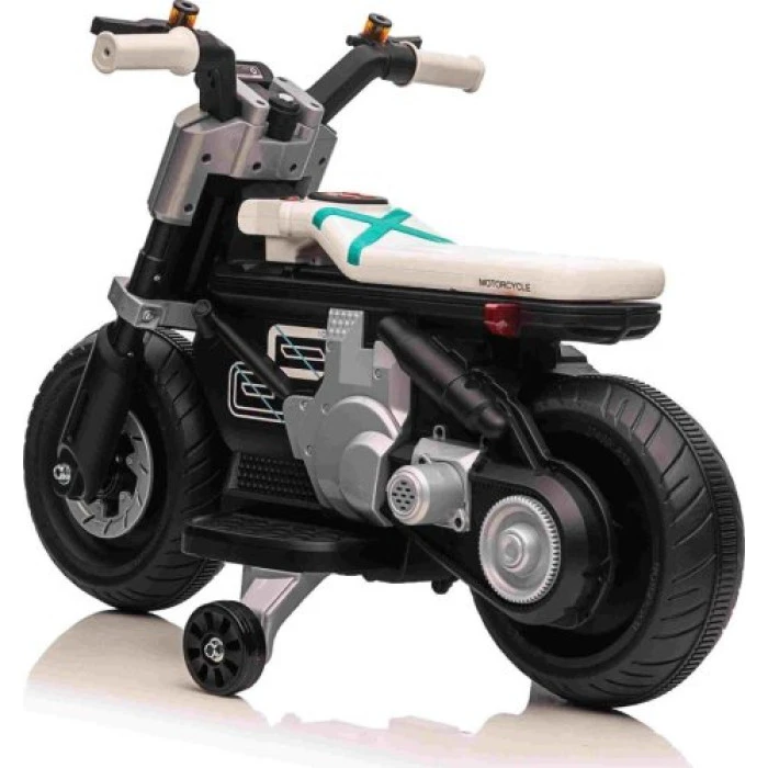 Дитячий акумуляторний мотоцикл Motorek Future 88 Білий