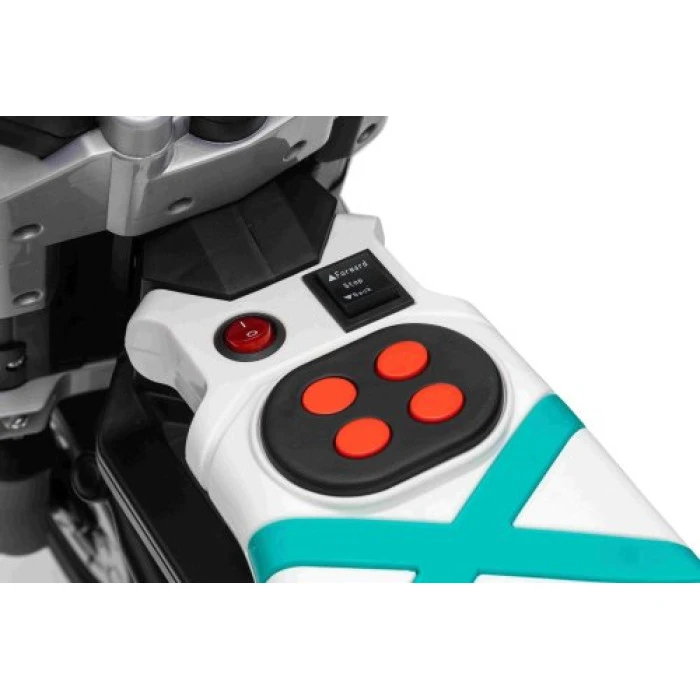 Дитячий акумуляторний мотоцикл Motorek Future 88 Білий