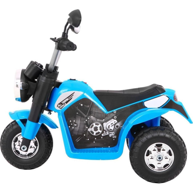 Детский аккумуляторный мотоцикл RAMIZ MiniBike голубой
