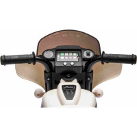 Дитячий акумуляторний мотоцикл Чоппер INDIAN Білий