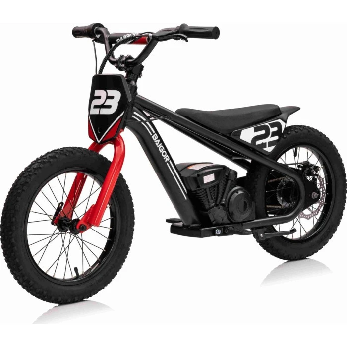 Дитячий акумуляторний мотоцикл BAIGOR 23 PRO чорний