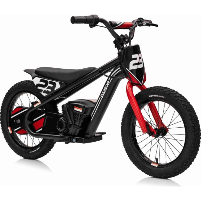 Детский аккумуляторный мотоцикл BAIGOR 23 PRO черный