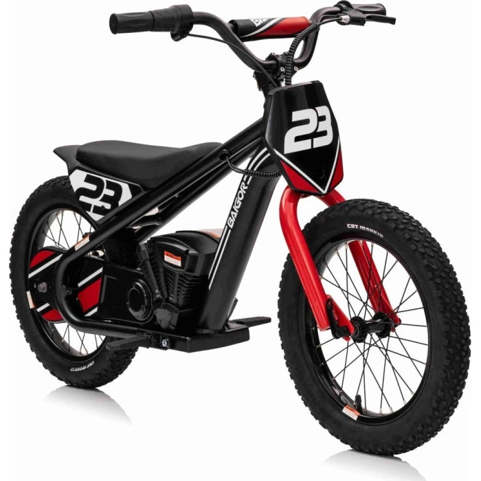 Дитячий акумуляторний мотоцикл BAIGOR 23 PRO чорний