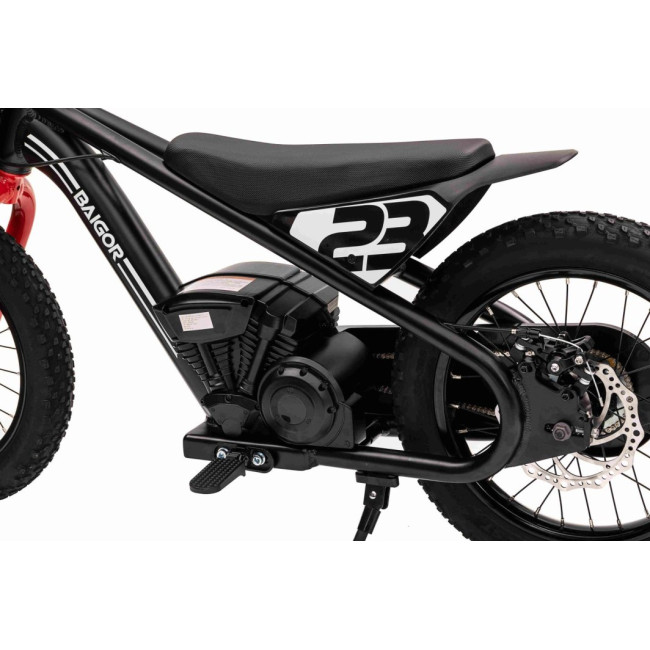 Детский аккумуляторный мотоцикл BAIGOR 23 PRO черный