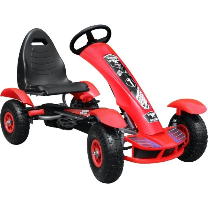 Дитячий педальний картинг Racing XL 3+ Червоний