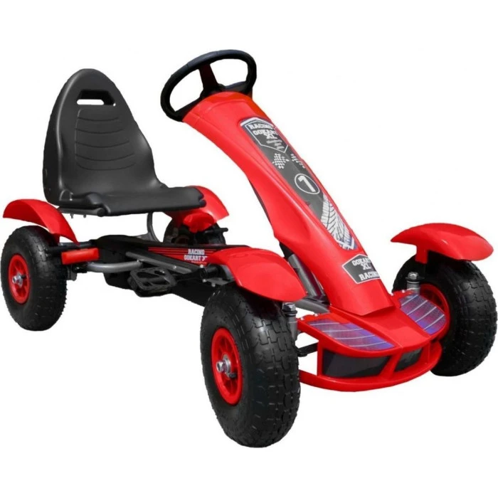 Дитячий педальний картинг Racing XL 3+ Червоний