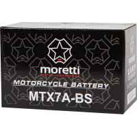 Гелевый аккумулятор для мотоцикла 12v 7ah mtx7a-bs moretti